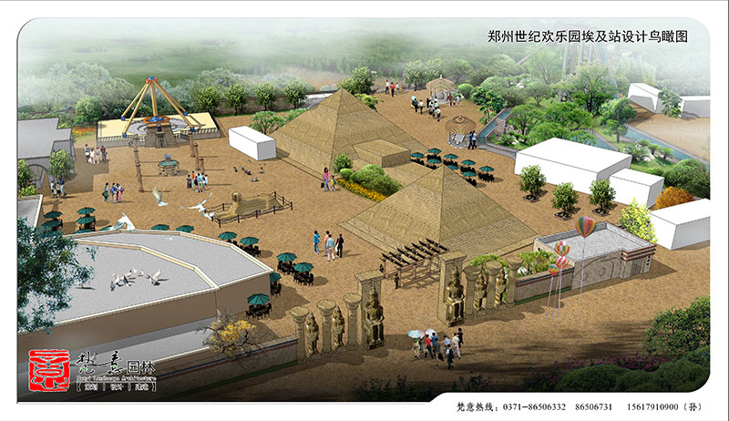 世紀歡樂園埃及站設(shè)計